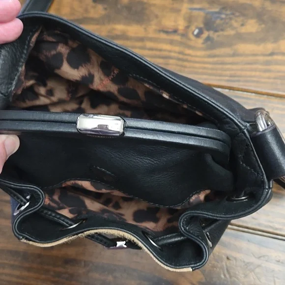 B Makowsky Leather Crossbody - Picture 3 of 8